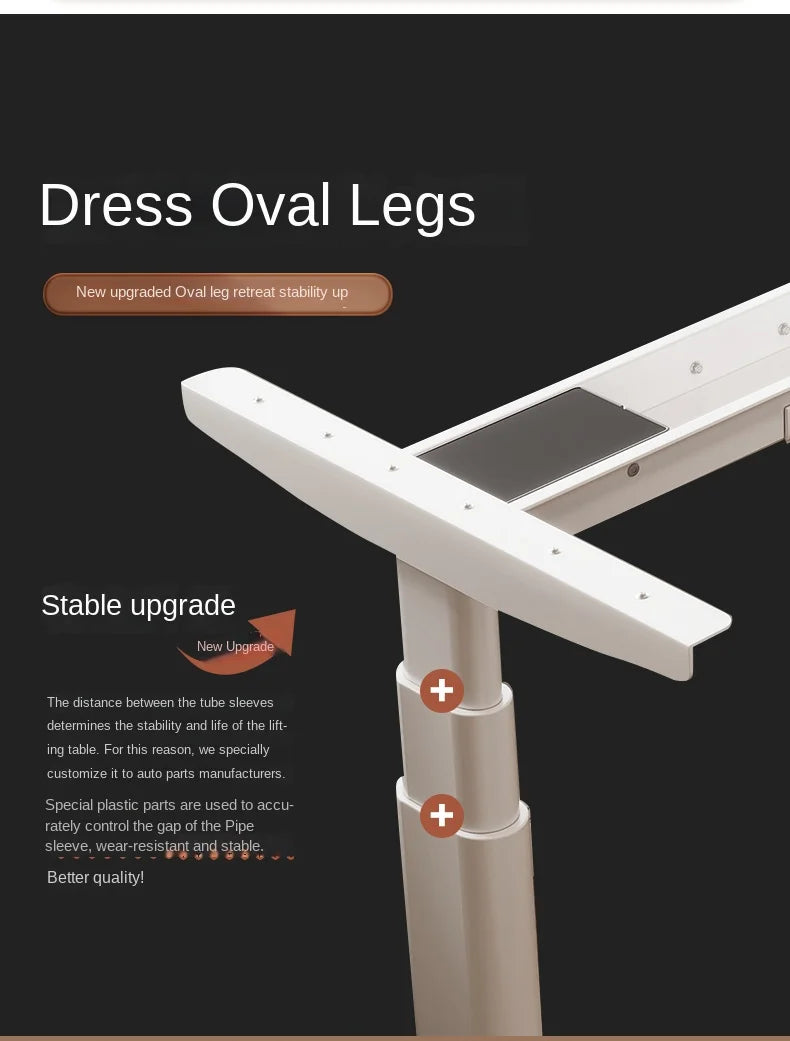 Intelligent electric lifting table legs single motor double beam office desk computer desk study table leg bracket accessories