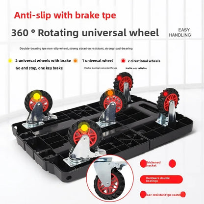 Baoyu, outdoor camper, family truck shopping cart with brake wheel folding trolley trailer