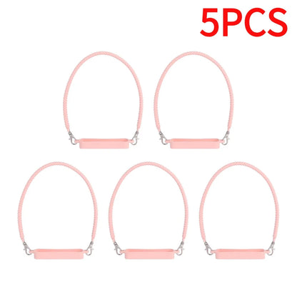 Soft Silicone Water Bottle Handle Silicone Portable Thermo Bottle Sling Carrier Holder With Strap for  Stanley Cup Accessories