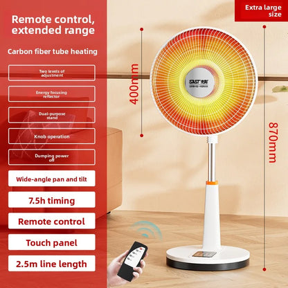 Portable Electric Patio Heater Outdoor Energy Efficient Rapid Heating Silent Compact Camping Balcony Brasero Fire Pit Aquecedor