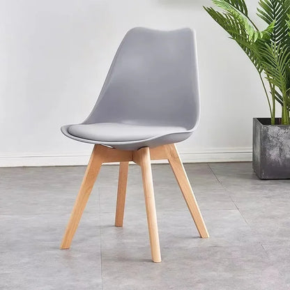 Modern Dining Chair Home Chair Minimalist Nordic Backrest Chair Dinning Table Chair Accent Chair Lounge Chair for Living Room