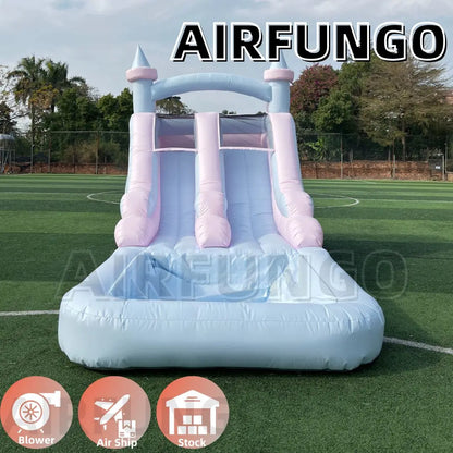 Commercial Grade Inflatable Water Slide with Splash Pool Bouncy Castle for Adults and Kids Includes Blower Customization