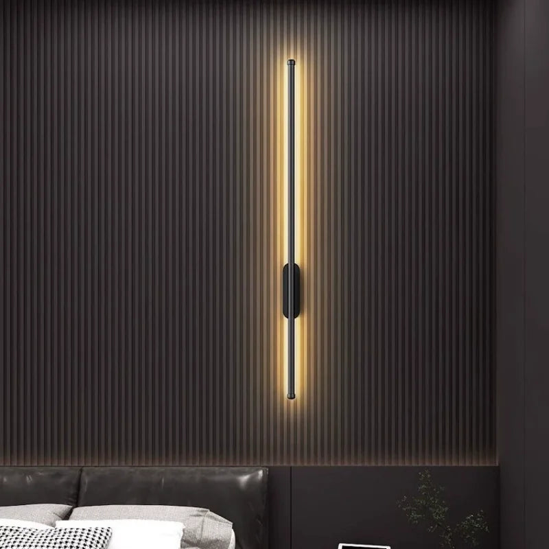 USB rechargeable LED Wall Lamp Fixture Indoor Wall Light Remote control with dimmable Tricolor No punching required Wall Lamps