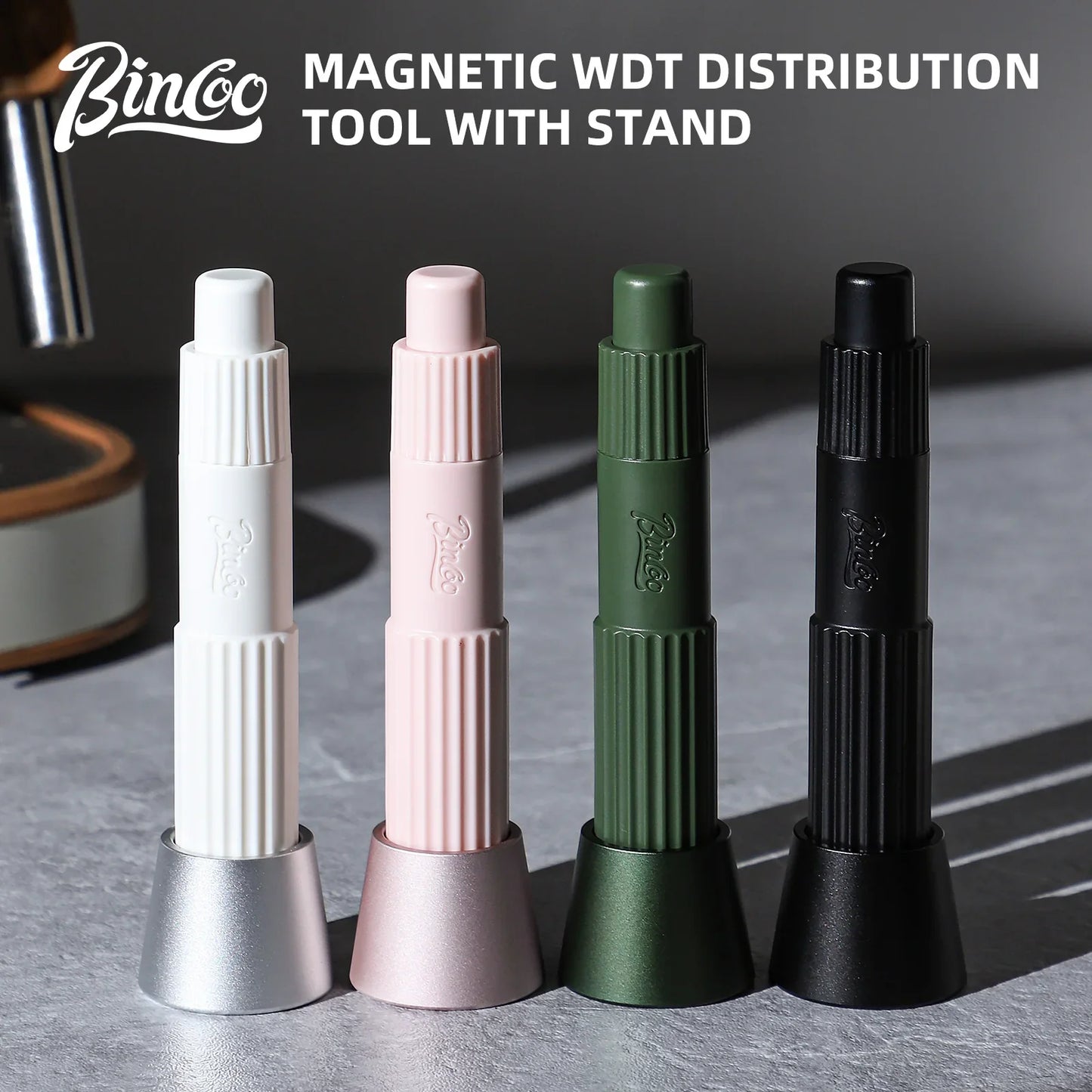 Bincoo Professional WDT Tool & Espresso Distribution Needle, Magnetic Telescopic Stirrer for Home Barista and Coffee Cafe Use
