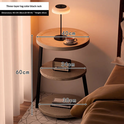 Modern Wooden Nightstand Bedside Table Cabinet Bedroom Furniture 2 Drawers Storage USB Charging Space Saving Furniture Bedroom