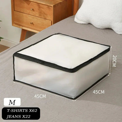 Underbed Storage Bag Foldable Quilt Bag Wardrobe Clothes Storage Box Dustproof Organizer Large Capacity Quilt Storage Bag