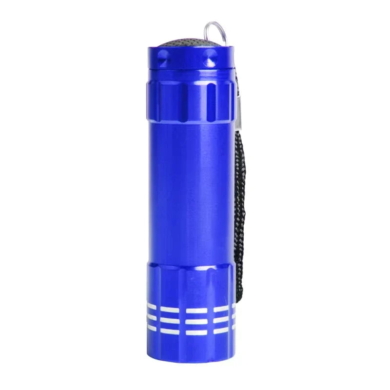 9/12 LED Protable UV Flashlight Black Light 395 NM Ultraviolet Torch Blacklight Detector for Dog Urine Pet Stain and Bed Bug