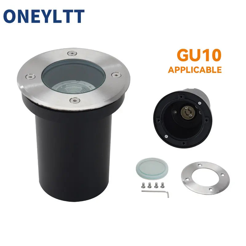 LED In-ground Light 12V 85-265V Buried Lights GU10 MR16 Waterproof Outdoor Recessed Spot Ground Lamp Underground Floor Lamps