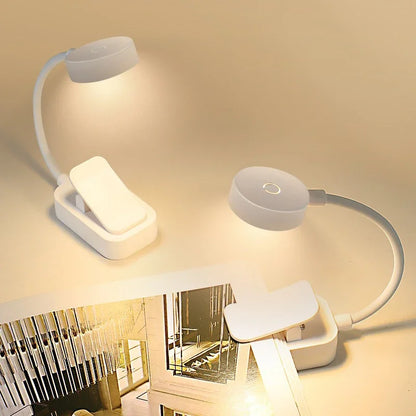 Portable LED Book Lamp Reading Small Table Lamps Eye Protection 3 Colors  Bedroom Study Bedside Student Book clip Night Light