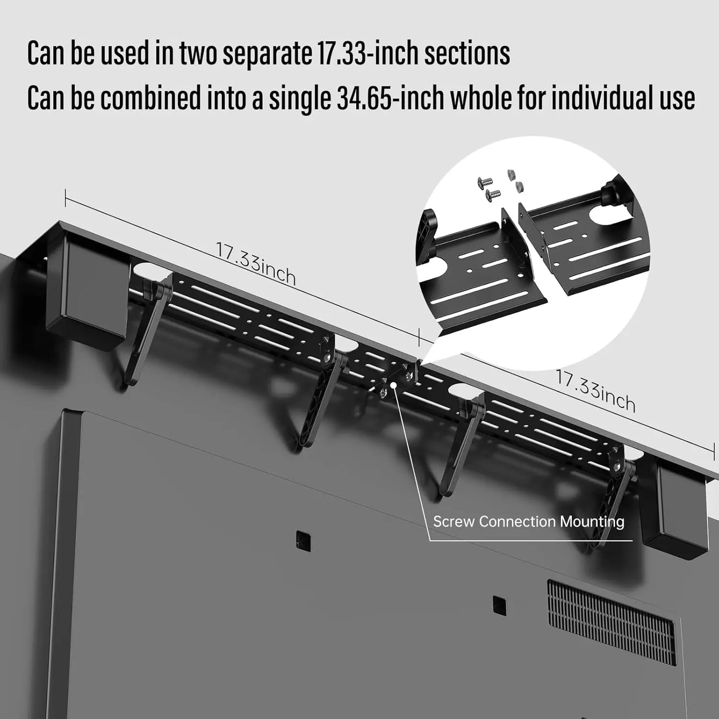 Foldable Computer Monitor Rack TV Set-Top Box Holder Shelf Monitor Screen Bracket Router Remote Stand Storage TV Top Rack Shelf
