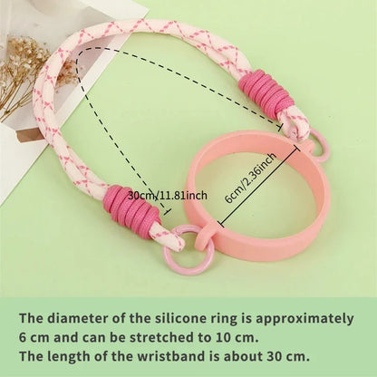 Water Bottle Handle Strap Silicone Water Bottle Sling Carrier Holder Strap Universal Fits Most 8-40oz Bottles Cup Accessories