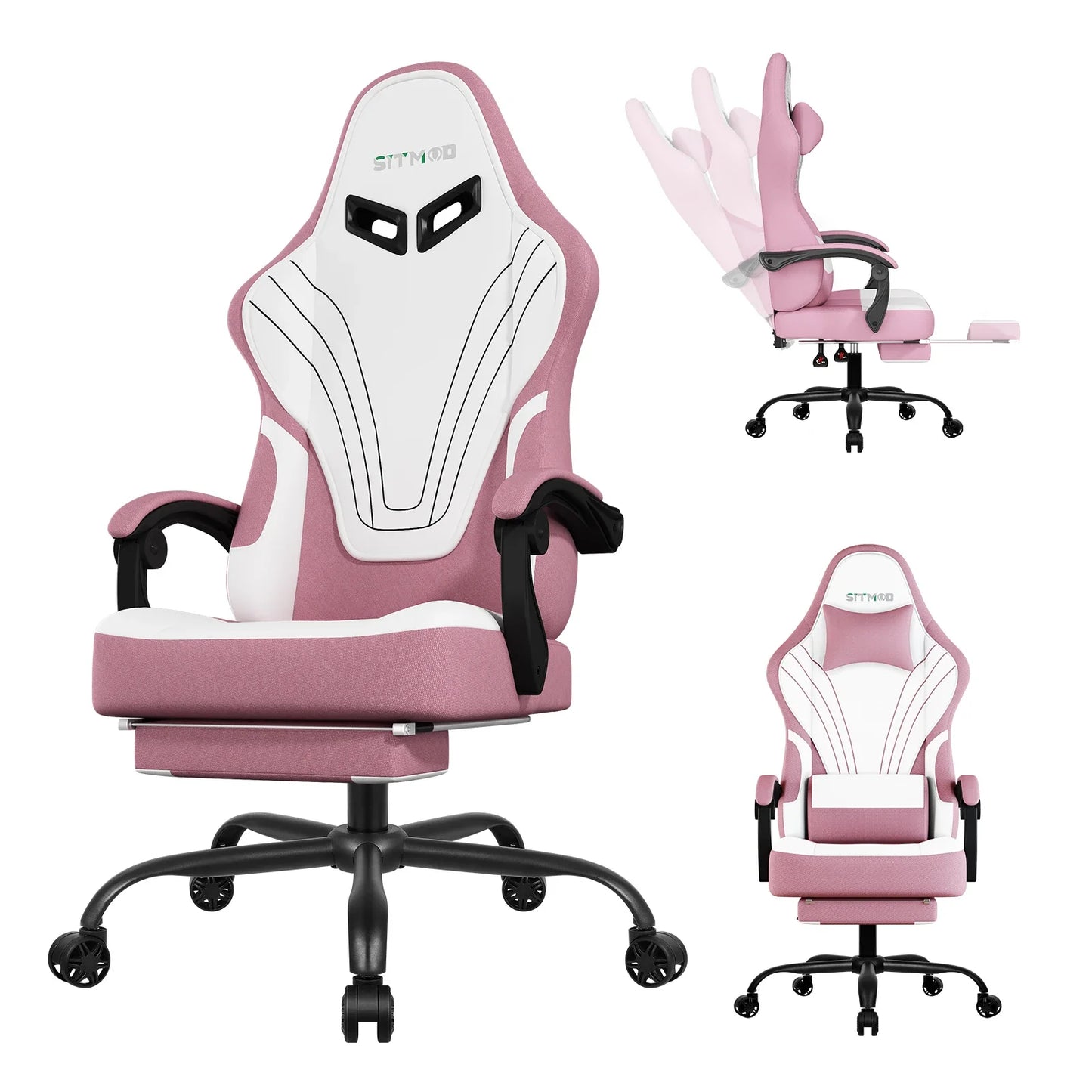 Gaming Chair, Big and Tall Gaming Chairs for Adults with Footrest and Lumbar Support, Comfortable Ergonomic Computer Chair