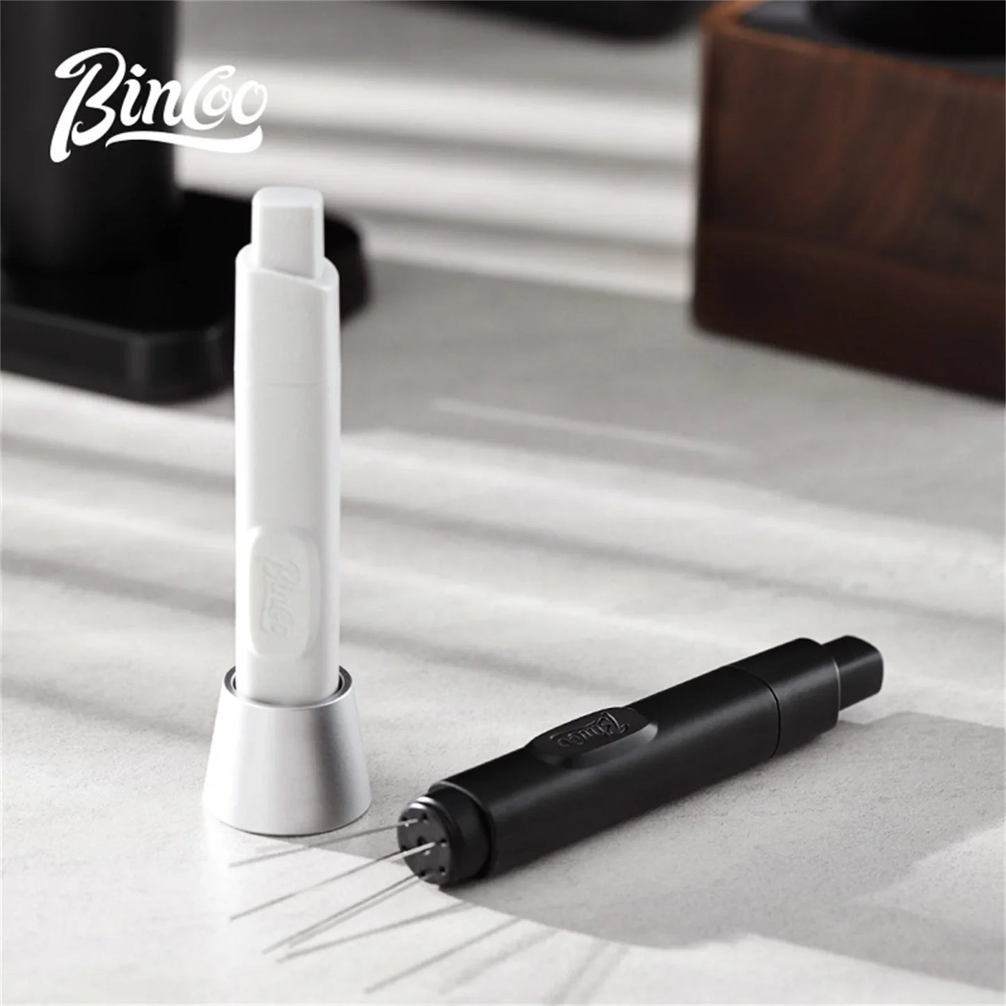 Bincoo Portable Magnetic WDT Tool, Mini Stainless Steel Telescopic Needle for Professional Coffee Grounds Preparation Anywhere