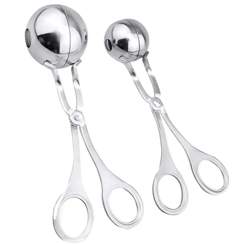 NEW Stainless Steel Meatball Maker Fruit Rice and Vegetable Roll Mould Fried Meatball Rice-meat Dumplings Clamp Kitchen Tools