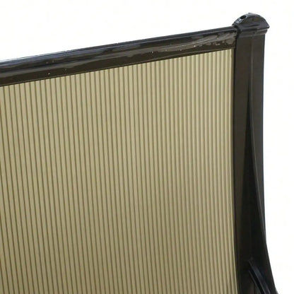 80''x 40'' Window Canopy Awning Front Door Patio Cover Outdoor Polycarbonate