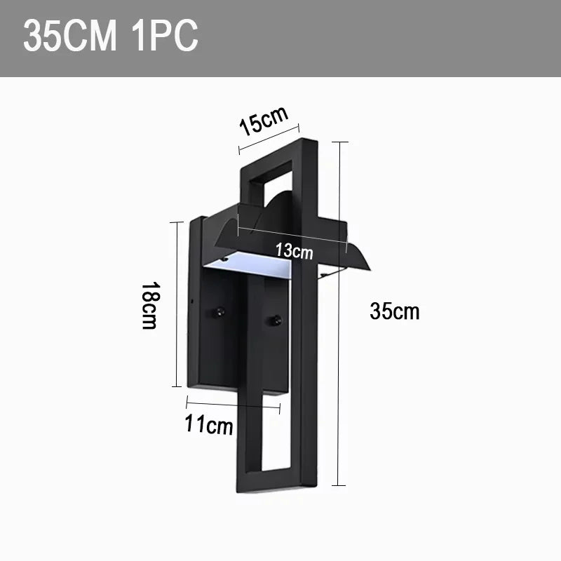 Waterpoof IP65 Wall Light LED Wall Lamp Outdoor 12W Aluminium Corridor Garden Decorative Lighting Modern Exterior Lamps Fixtures