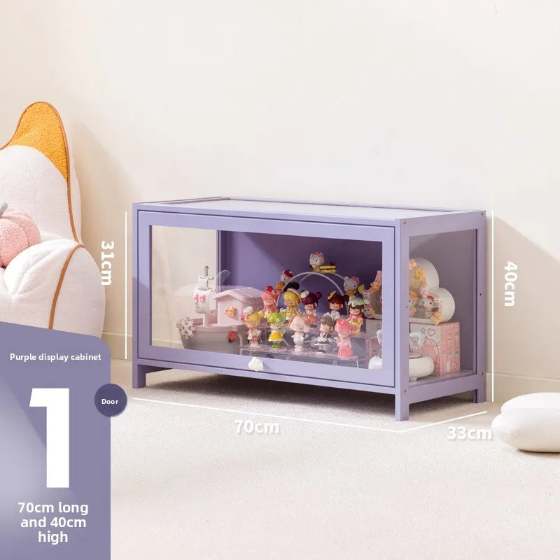 Blind box storage display stand model storage box dustproof building block doll figure display cabinet