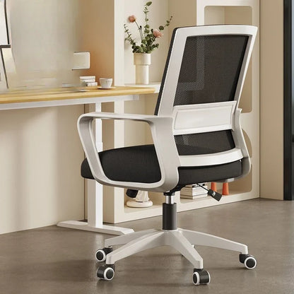 Height-Adjustable Recliner Chair - Ergonomic Rocking Office Chair with Wheels, Multi-Purpose Armchair for Living Room