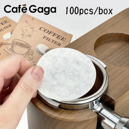 Coffee Filter Paper Espresso Paper Filters 51mm 53mm 58mm 100/200pcs Puck Screen For Delonghi Breville Portafilter Machine Tools