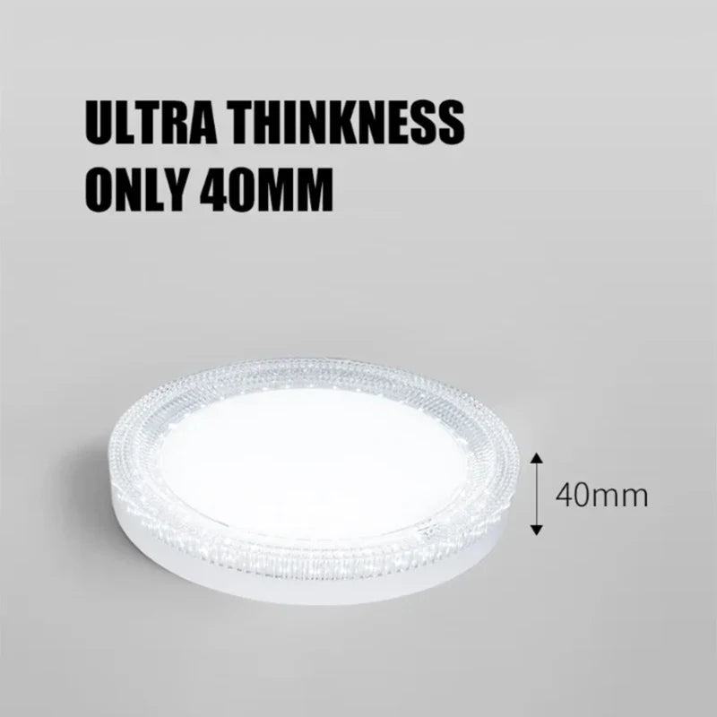 Ultra-thin Round LED Ceiling Light Bedroom Light Neutral White Cool White Warm White 48W 36W 24W 18W LED Ceiling Light AC90-260V