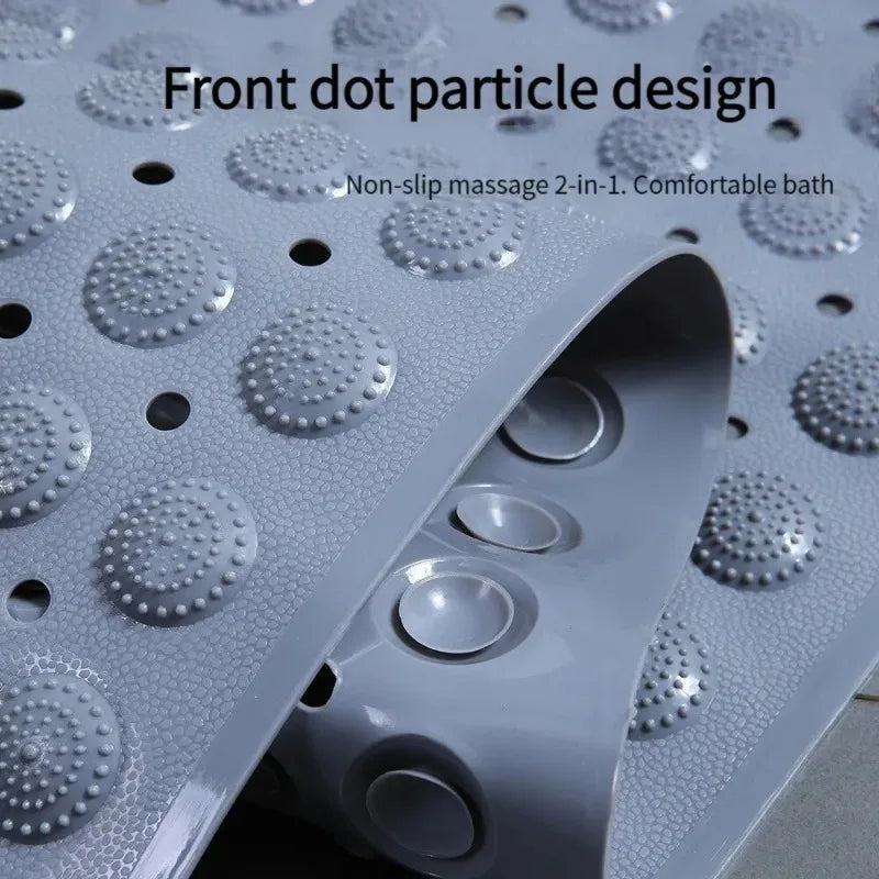 Non-Slip Shower Bathtub Mat with Suction Cups - Thickened Hydrophobic Bath Tub Pad, Massage Foot Mat for Household Bathroom