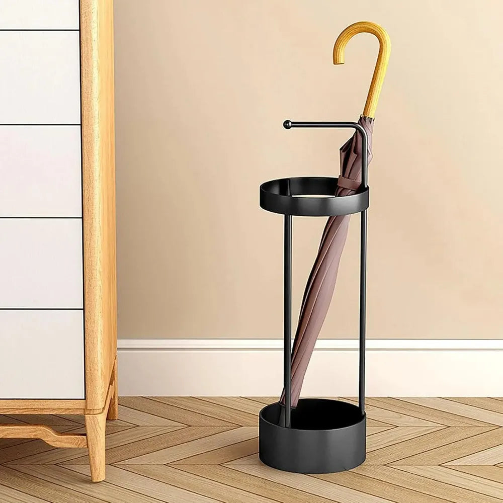 Gold/black Umbrella Stand, Space Saving & Rust Resistant, Modern Metal Umbrella Holder, Perfect for Home & Office Use