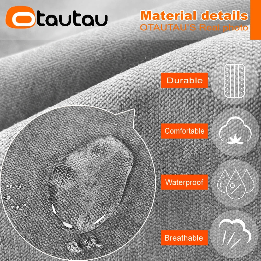OTAUTAU Thick Waterproof Cotton Bean Bag Cover Without Filler Outdoor Pouf Chair Beanbag Puff Sofa Lounge Recliner Sac DD023