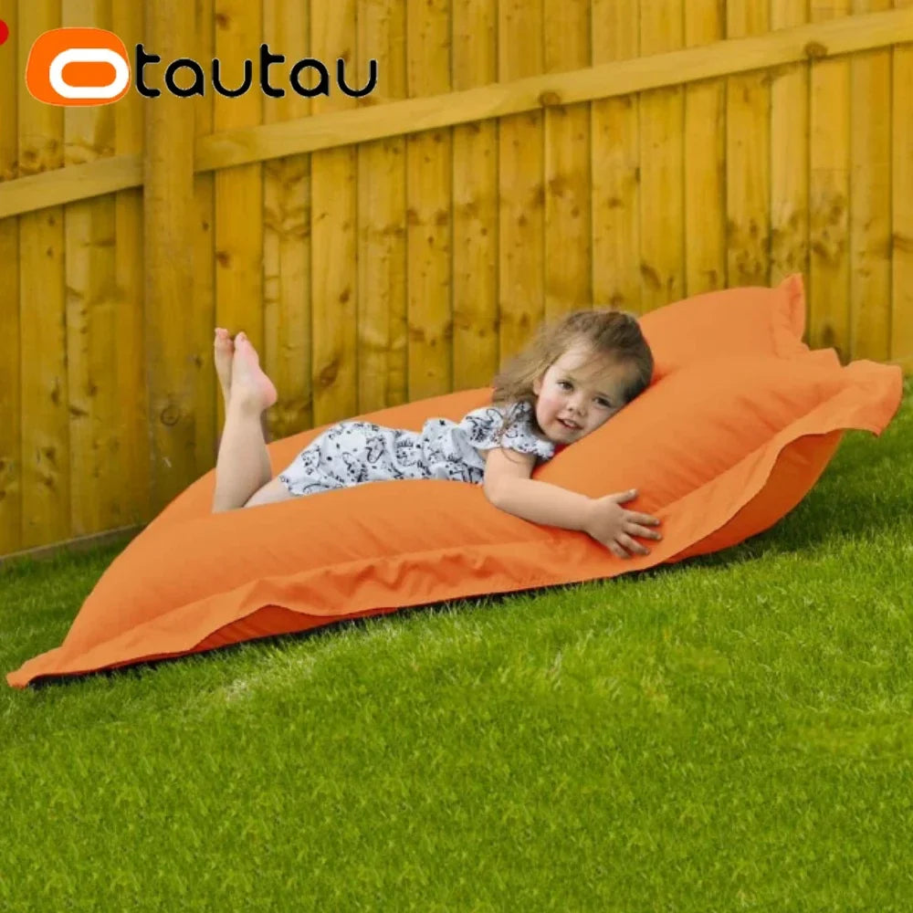 OTAUTAU Outdoor Bean Bag Pillowsac Cover Beach Swim Pool Floats Lounger Bed DD034【No Filler!Need To Buy Filler By Yourself !】