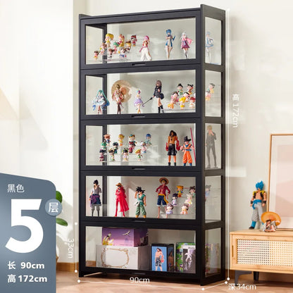 Large Lego display box cabinet figure acrylic figurine toy ornament artifact dust-proof transparent blind box storage rack