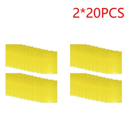 20-200PCS Fly Stickers Outdoor Plant Insect Catcher Fly Trap Double Sided Sticky Traps for Bugs Mosquito Trap Sticky Board