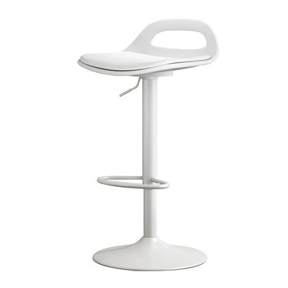 Adjustable Swivel Hydraulic Bar Stool Counter Stool Kitchen Bar Chair Backrest Padded Seat Commercial Home Island Pair Chaise
