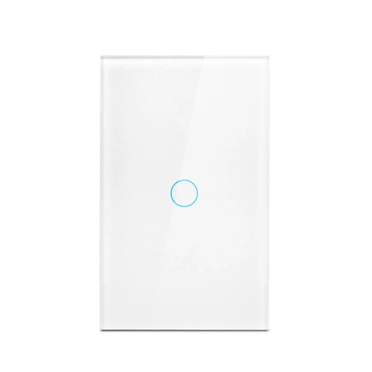AC100-240 Touch Switch Power Led Panel Wall Light Switches Tempered Black White Crystal Glass 1/2/3 Gang Interruttore Switch