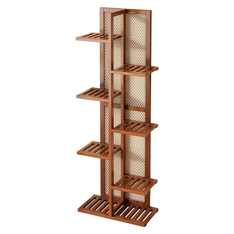Sturdy Tiered Ladder Plant Stand Indoor Outdoor Flower Pot Shelf Rack Space Saving Corner Living Room Balcony Plant Outdoor