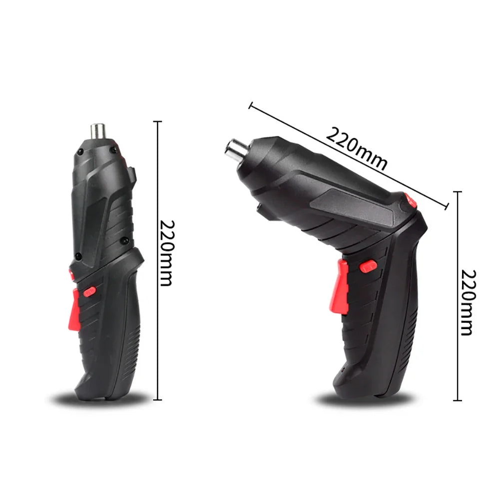 Electric Screwdriver Battery Rechargeable Cordless Screwdriver Powerful Impact Wireless Screwdriver Set Mini Drill Power Tools