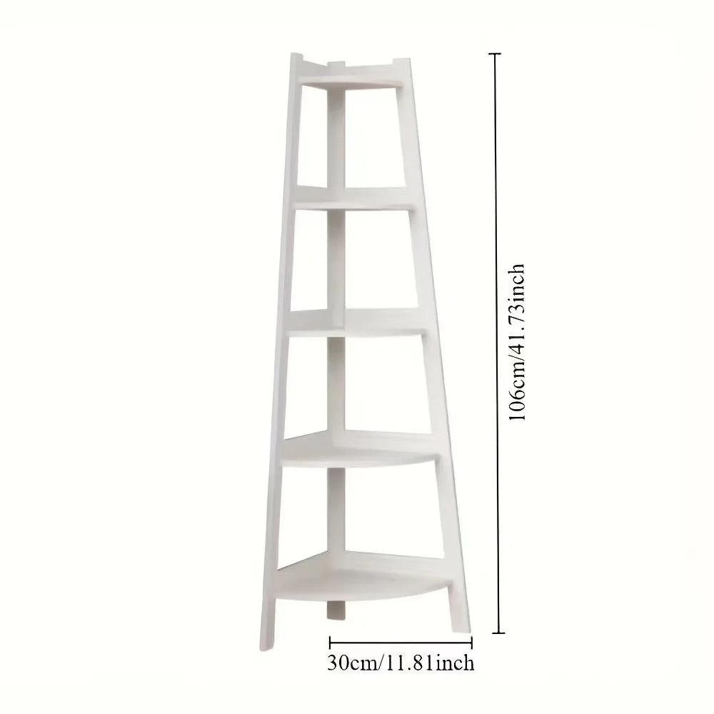 Tiered Ladder Plant Stand Plant Shelf Corner Balcony Indoor Outdoor Space Saving Modern Nordic Wooden Metal Flower Pot Furniture