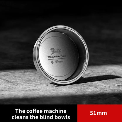 BINCOO High Precision Filter Basket 51/58.5mm, Portafilter Basket 16/18/20g Espresso Machine Extraction Powder Bowl CoffeeHandle
