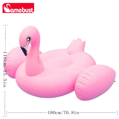 Camebust Inflatable Flamingo Tube Water Floating,Inflatable Pool Float, Fun Beach Float, for Swimming Villa Party Decoration