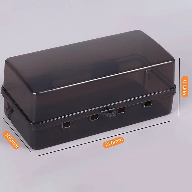 1Pc Outdoor Electrical Boxes Waterproof Cable Management Box Rain-Proof Weather Proof Plug Box Waterproof Box For Wiring Board