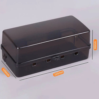 1Pc Outdoor Electrical Boxes Waterproof Cable Management Box Rain-Proof Weather Proof Plug Box Waterproof Box For Wiring Board