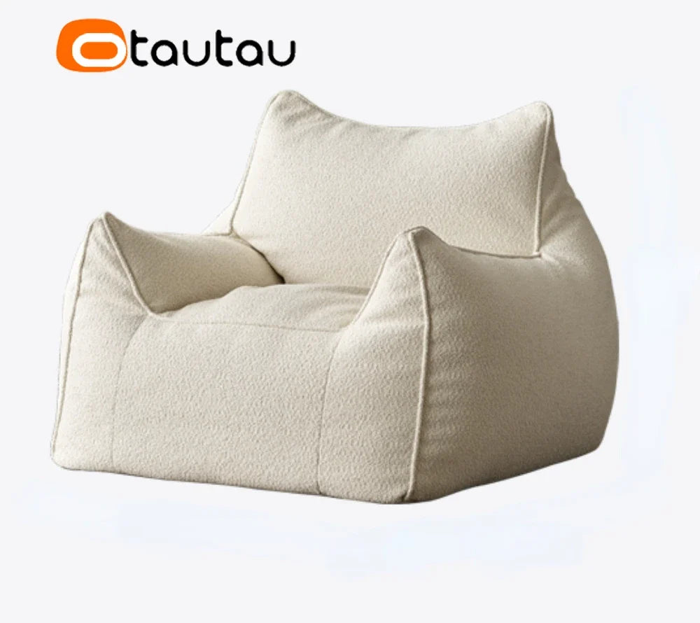 OTAUTAU Bean Bag Sofa Pouf Cover Without Filler Outdoor Waterproof Puff Ottoman Salon Armchair Camping Garden Beach Couch SF114