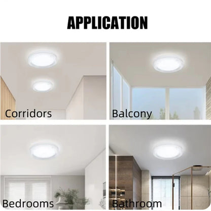 Ultra-thin Round LED Ceiling Light Bedroom Light Neutral White Cool White Warm White 48W 36W 24W 18W LED Ceiling Light AC90-260V