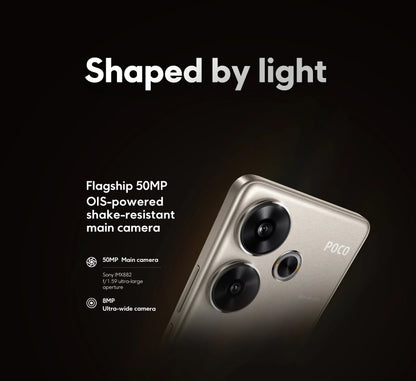 Global Version POCO F6 5G Cellphone 90W charging 5000mAh battery 6.67” 1.5K 120Hz Flow AMOLED DotDisplay  Snapdragon 8s Gen 3