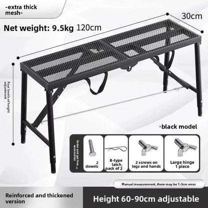 Horse stool portable folding thickened heightening construction site interior decoration scaffolding