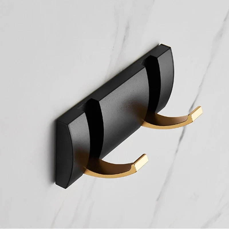 Coat Rack Wall Mount - Modern, Metal Wall Coat Rack Sturdy Wall Hook Rack Rail for Hanging Coat, Jacket, Clothes, Hat