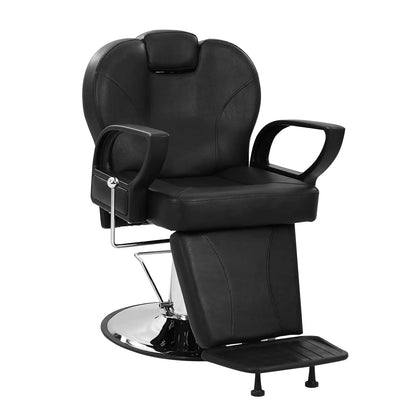 Premium Hydraulic Barber Chair 360° Swivel Reclining Salon Chair With Headrest & Footrest, 330 Lbs Max Load