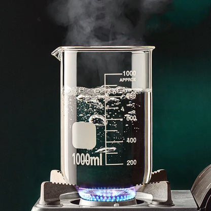 50-1000ml High Borosilicate Glass Measuring Cup Kitchen Laboratory Transparent Beaker with Scale Kitchen Baking Measuring Cup
