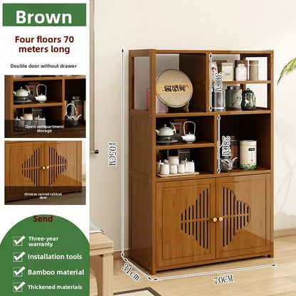 Tea cabinet, locker, living room, tea table against the wall, side cabinet storage locker