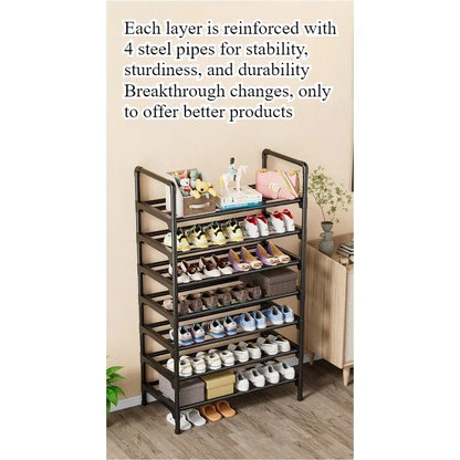 Simple shoe rack household multi-functional multi-storey doorway indoor and outdoor storage rack student dormitory storage rack