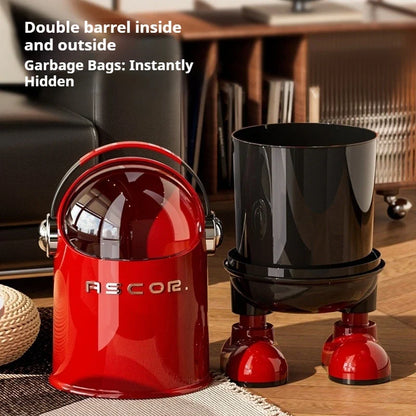 Touchless Sensor Trash Can Stainless Steel Premium Large Capacity Garbage Bin Kitchen Bathroom Bedroom Living Room Maison