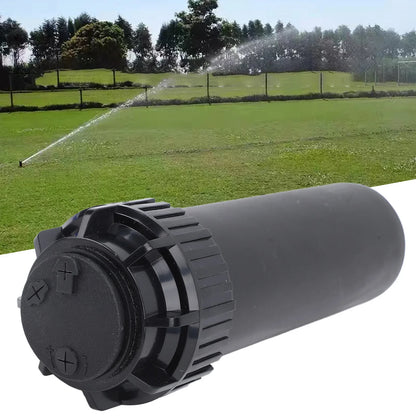 Telescopic Sprinkler Buried Retractable Sprinkler G3/4 Female Threaded Interface Plastic 40°‑360° Adjustable for Lawn